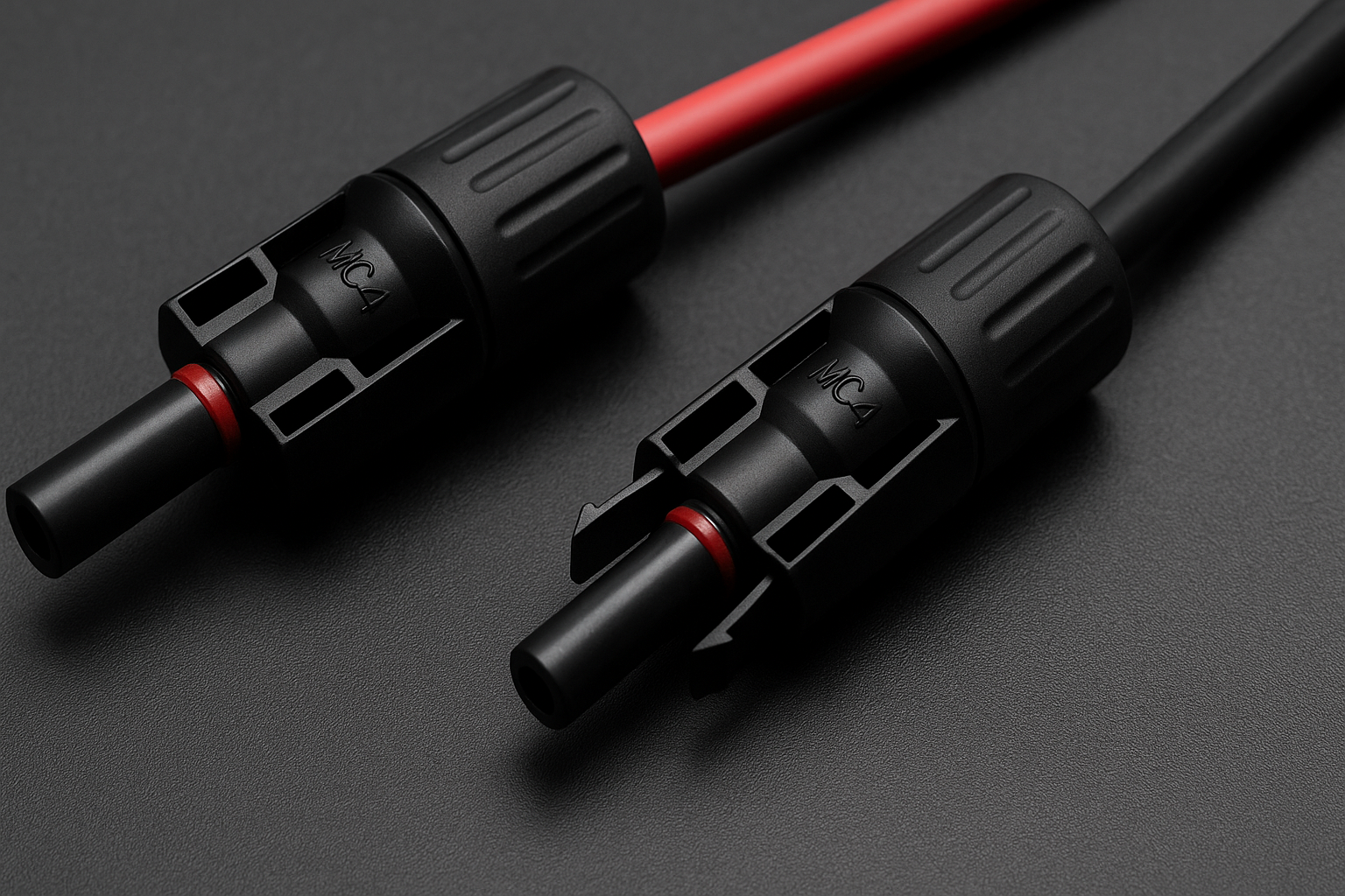 MC4-Stecker eines Solarmoduls – korrekt verriegeln